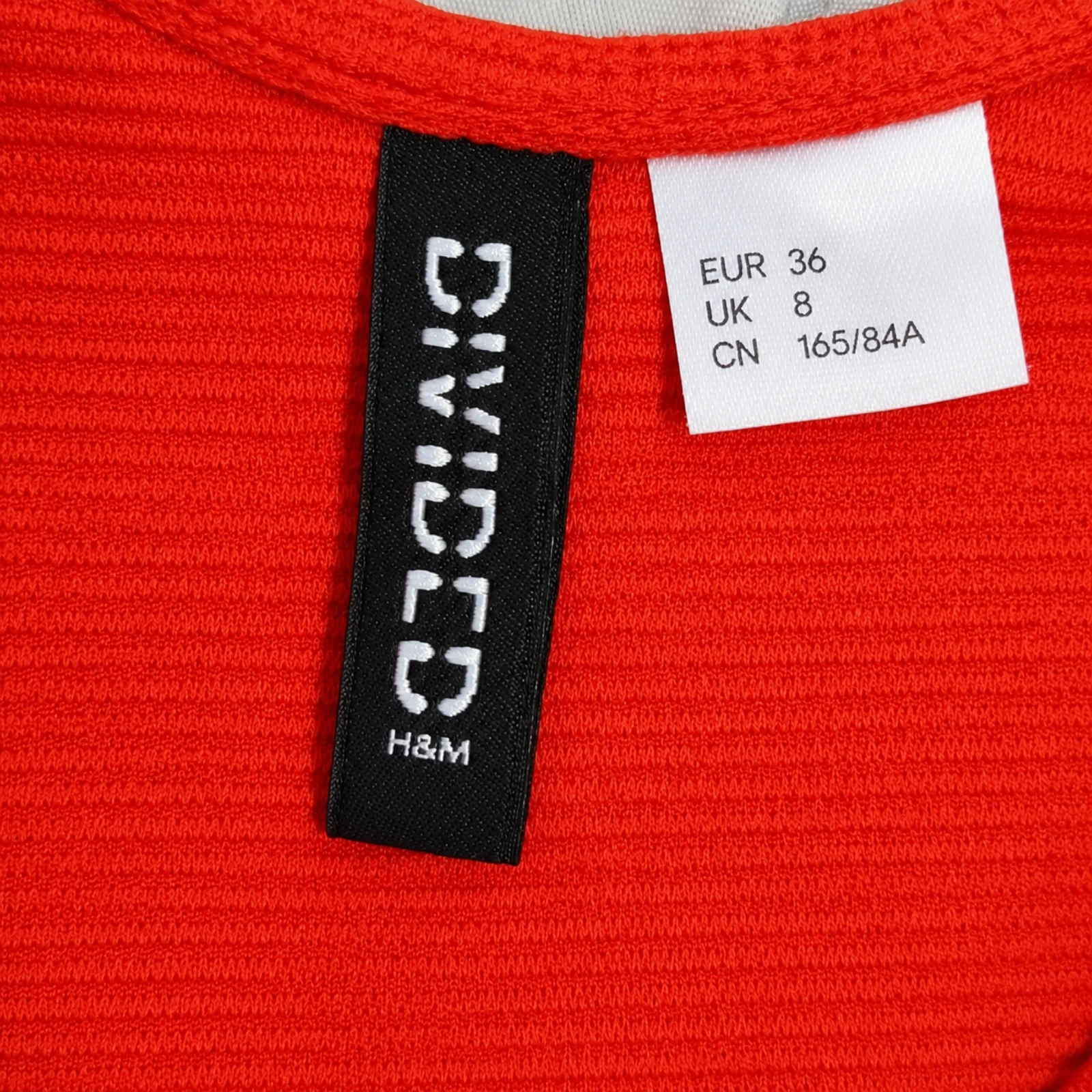 DIVIDED Coral Red Dress Size S (36) – Casual, Stretchy and Very Flattering – photo 7